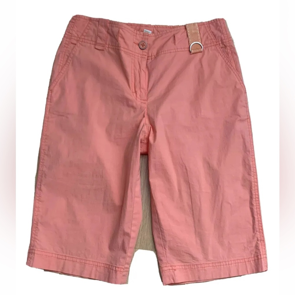 Think Tank Salmon Pink Chino Shorts Summer Casual Women's Size 2